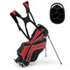 Costway Golf Stand Bag 6-way Top Dividers Golf Travel Bag
