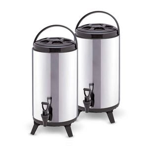 SOGA 2X 12L Portable Insulated Barrel Brew Pot with Dispenser
