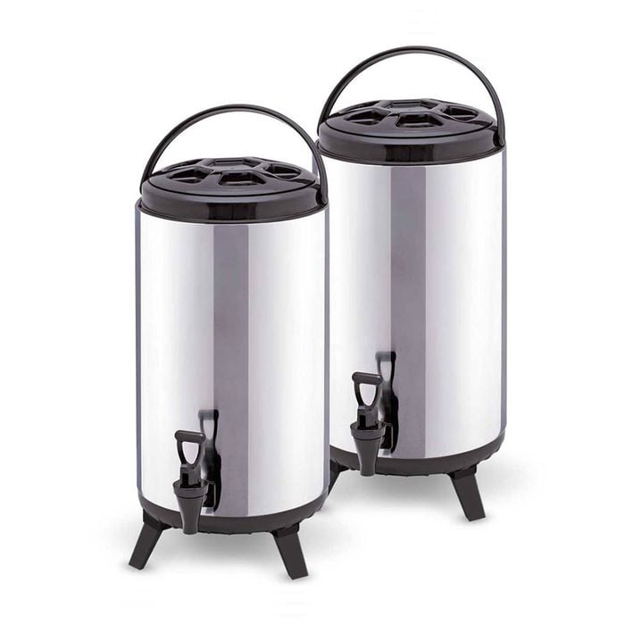 SOGA 2X 12L Portable Insulated Barrel Brew Pot with Dispenser