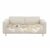 SOGA Four-Seater Beige Horse Print 90x260cm Throw Blanket Sofa Cover