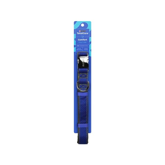 Purina Total Care Navy Comfort Dog Collar - Large