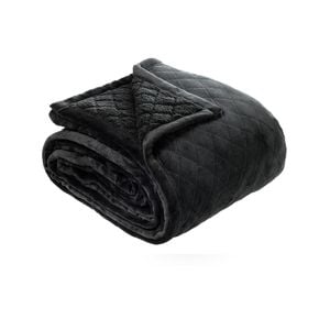 Mansfield 480gsm Sherpa Blanket Charcoal - Super King Bed