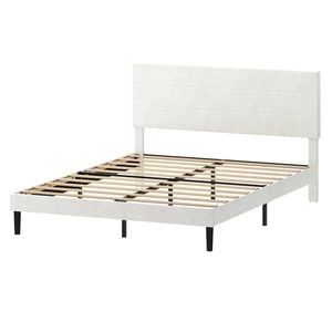 Levede Double Bed Frame Upholstered Platform Mattress Base
