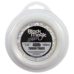Black Magic Tough Trace Monofilament Fishing Leader 40lb