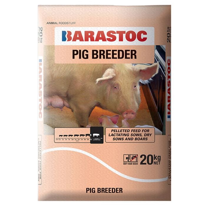 Barastoc Pig Breeder Feed Pellets 20kg