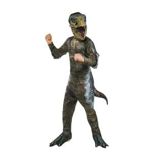 Rubies Therizinosaurus Jurassic World Deluxe Boys Dress Up Costume Size 6-8 YRS