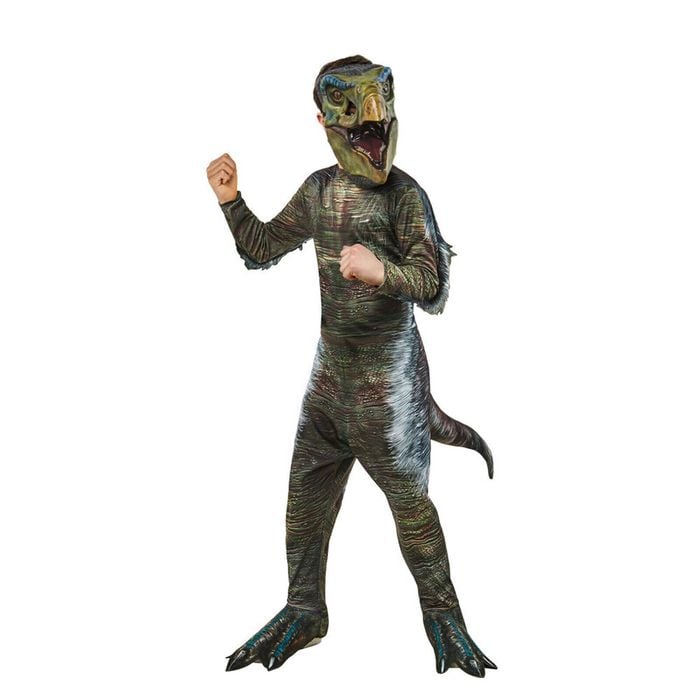 Rubies Therizinosaurus Jurassic World Deluxe Boys Dress Up Costume Size 6-8 YRS