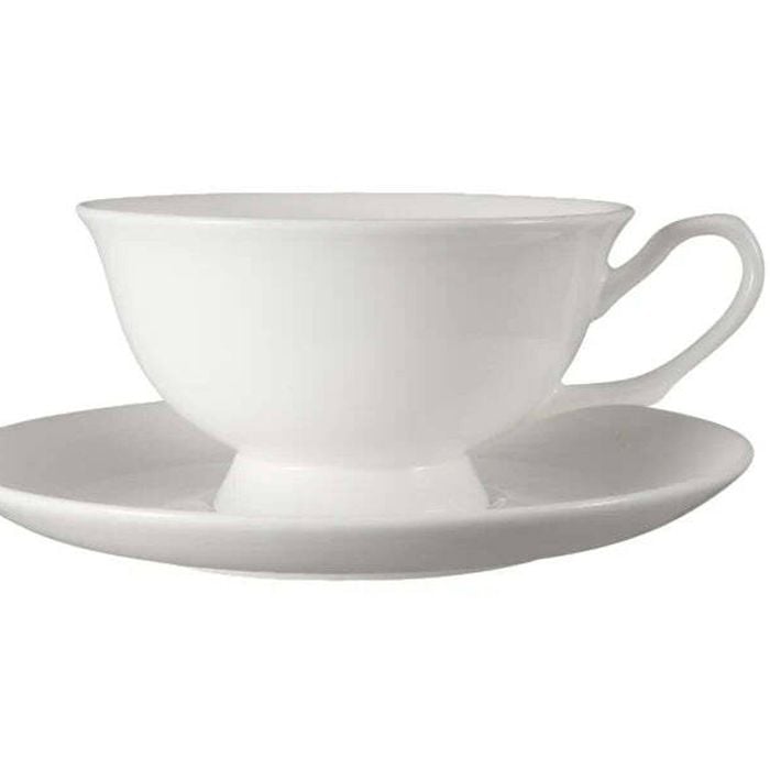 Maxwell & Williams Cashmere Footed Cup Saucer Bone China 200ml