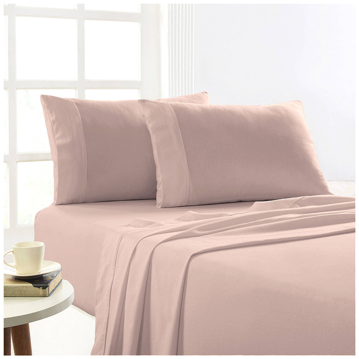 Park Avenue King Single Bed Flannelette Fitted Sheet Set 175GSM EGY ...