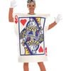 Queen of Hearts Halloween Costume Adult Playing Card Tunic for Alice Theme Party, Standard