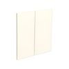 Kaboodle Antique White Modern Corner Base Cabinet Door - 2 Pack