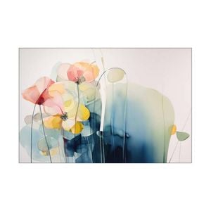 Artey | Azure Whispers Of Nature II - Stretched Canvas - Stretched Canvas - 40 x 60cm