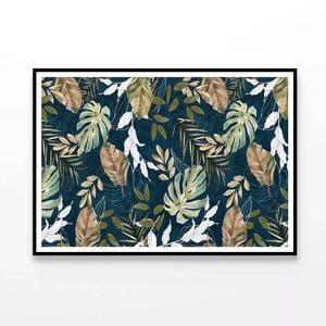 Pattern of Tropical Leaves  Print 100% Australian Made 90x60cm  (Poster)