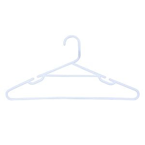All Set Assorted Plastic Tube Clothes Hanger - 10 Pack