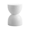 Oikiture Coffee Side Table Bedside End Stool Stand Magnesium Cement