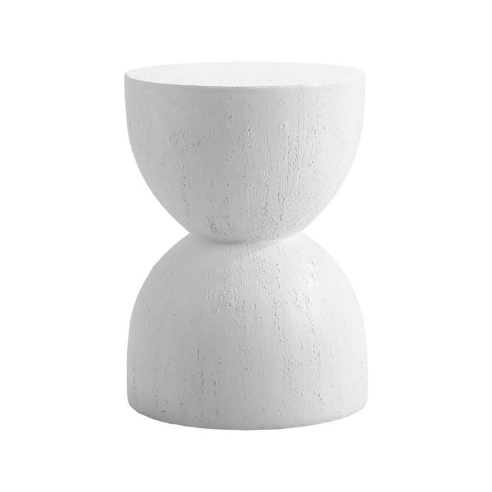 Oikiture Coffee Side Table Bedside End Stool Stand Magnesium Cement