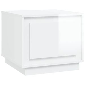 vidaXL Coffee Table End Table Sofa Table High Gloss White