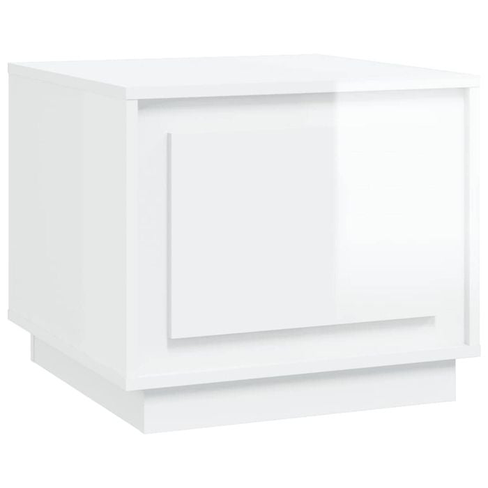 vidaXL Coffee Table End Table Sofa Table High Gloss White