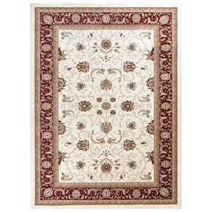 Loom & Lace Riviera 280x380cm Cream & Red Rug