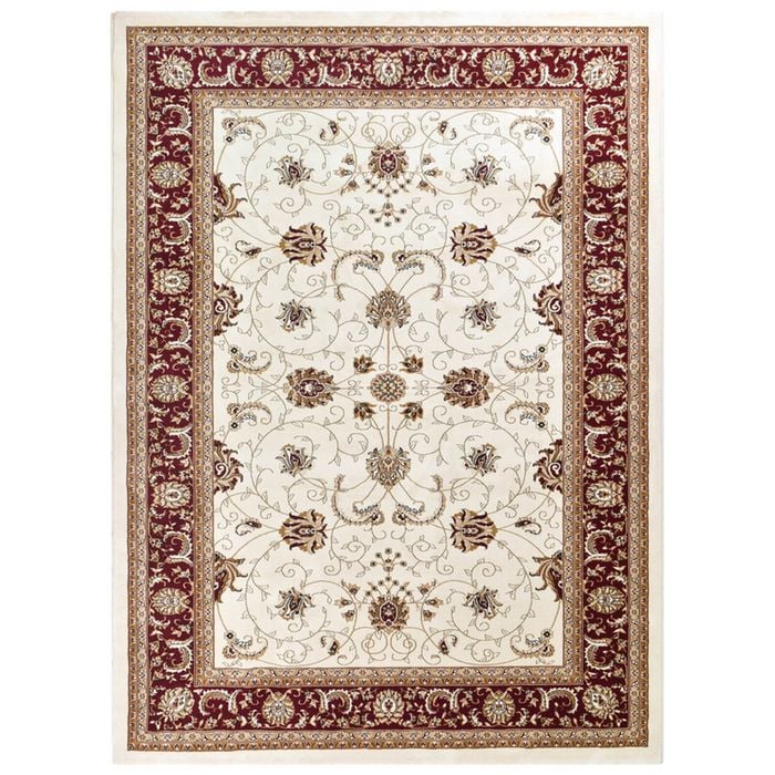 Loom & Lace Riviera 280x380cm Cream & Red Rug