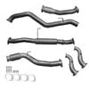 Ignite Exhausts Turbo Back For Holden Rc Colorado 3l 3" Cat & Hotdog Raw Aluminised Steel