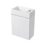 Mondella 400mm White Rococo Wall Hung Vanity