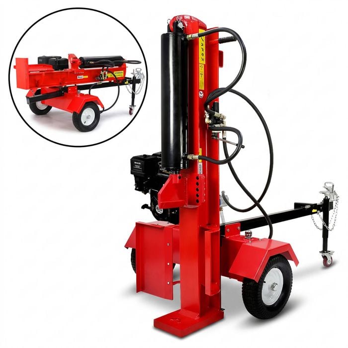 Yukon 60 Tonne Petrol Hydraulic Log Splitter 420cc Vertical and Horizontal