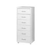 Levede 8 Drawers Office Cabinet Storage White