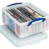 18 Litre Clear Really Useful Box - Pack Of 2 Boxes