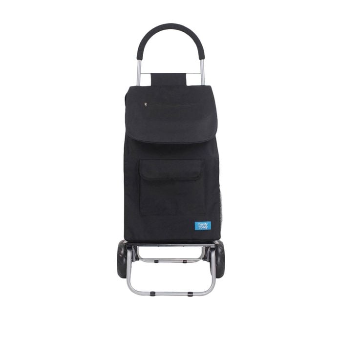 White Magic Handy Trolley With Seat Black