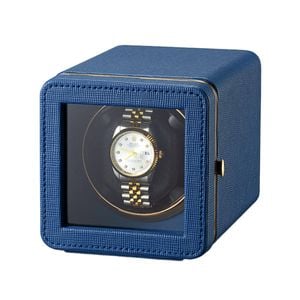 Catzon Automatic Single Watch Winder With Quiet Motor-blue