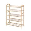 5 Tier 70cm Wooden Bamboo Shoe Rack