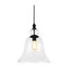 Amonson Lighting Rustic Glass Pendant Light Large