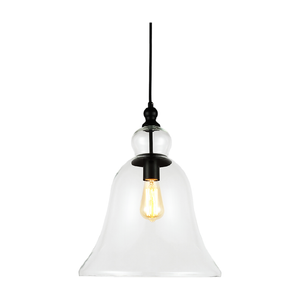 Amonson Lighting Rustic Glass Pendant Light Large