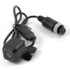 Elinz Mini CMOS 4PIN Car Reversing Camera Rear View IR Night Vision 12V/24V - Wired Transmission | 4PIN System | CMOS camera