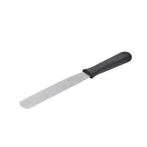 Star Group Cranked Spatula / Palette Knife Black Plastic Handle 300mm