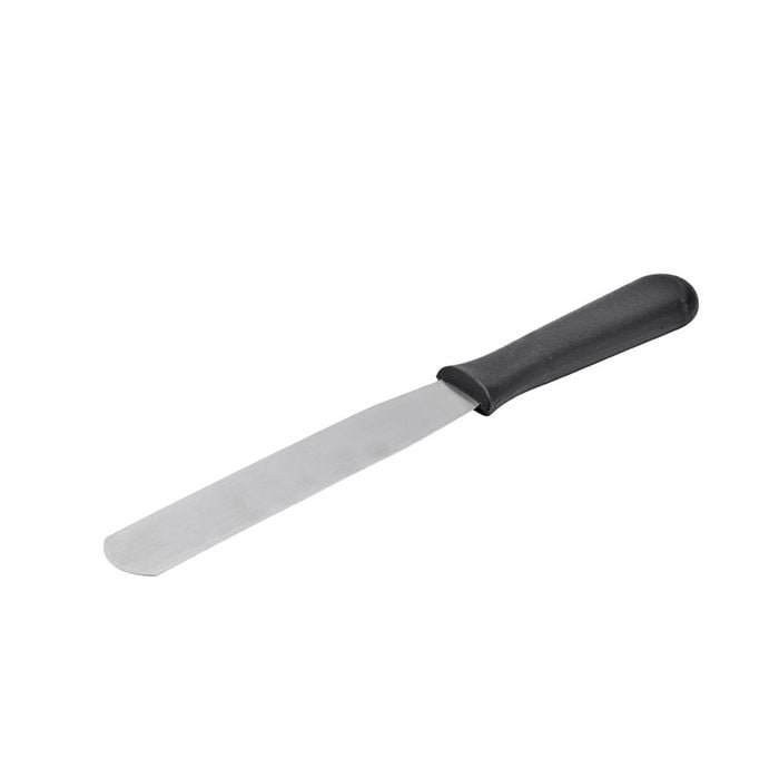 Star Group Cranked Spatula / Palette Knife Black Plastic Handle 300mm