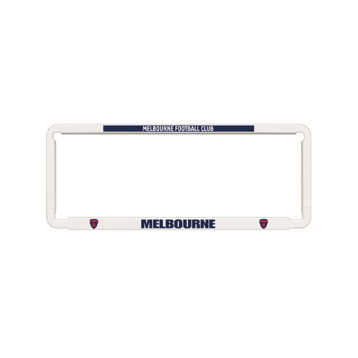 1x OFFICIAL AFL MELBOURNE DEMONS Car Number Plate Frame Cover Surround
