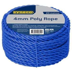 Syneco 4mm x 20m Polypropylene Rope