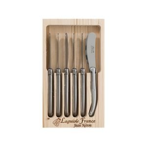 Laguiole Jean Neron 6pc. Butter/pate Knife Set - Stainless Steel
