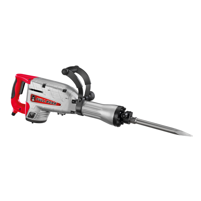 Full Boar 1500W 12kg 40J 30mm Hex Light Duty Demolition Hammer Kit