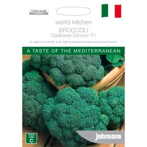 Johnsons World Kitchen Broccoli Calabrese Samson F1 Seeds