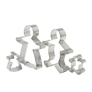 Avanti Gingerbread Family Cookie Cutters Set of 4