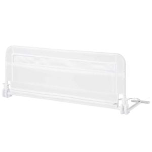 Costway Baby Bed Rail Cot Guard Foldable Bedrail Guardrail White