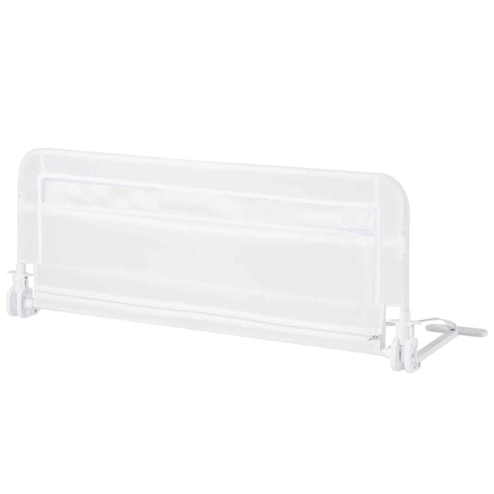 Costway Baby Bed Rail Cot Guard Foldable Bedrail Guardrail White