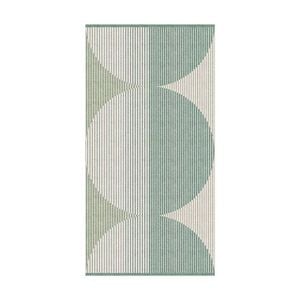 KAS Australia Oversized Harri Hand Towel Modern Cotton Jacquard 550GSM Sage