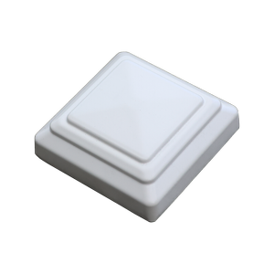 Sector Panel Fencing 60 x 60mm Aluminium Post Cap - Titania