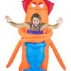 Inflatable Carry Me Giant Squid Adults Costume - One Size