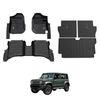 AUSGO Floor Mats & Boot Liner Set for Suzuki Jimny 5-Door Manual Transmission 2023-Onwards Car Floor Liners Cargo Mat