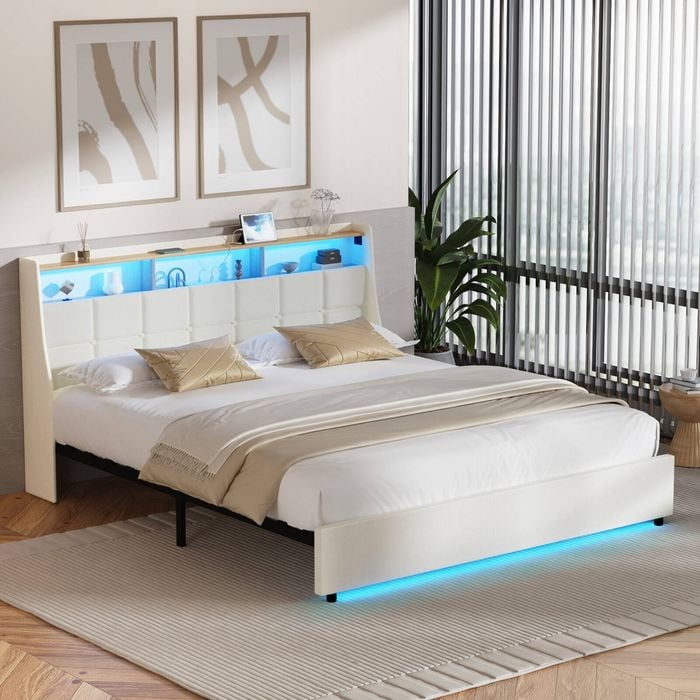 Oikiture Bed Frame King